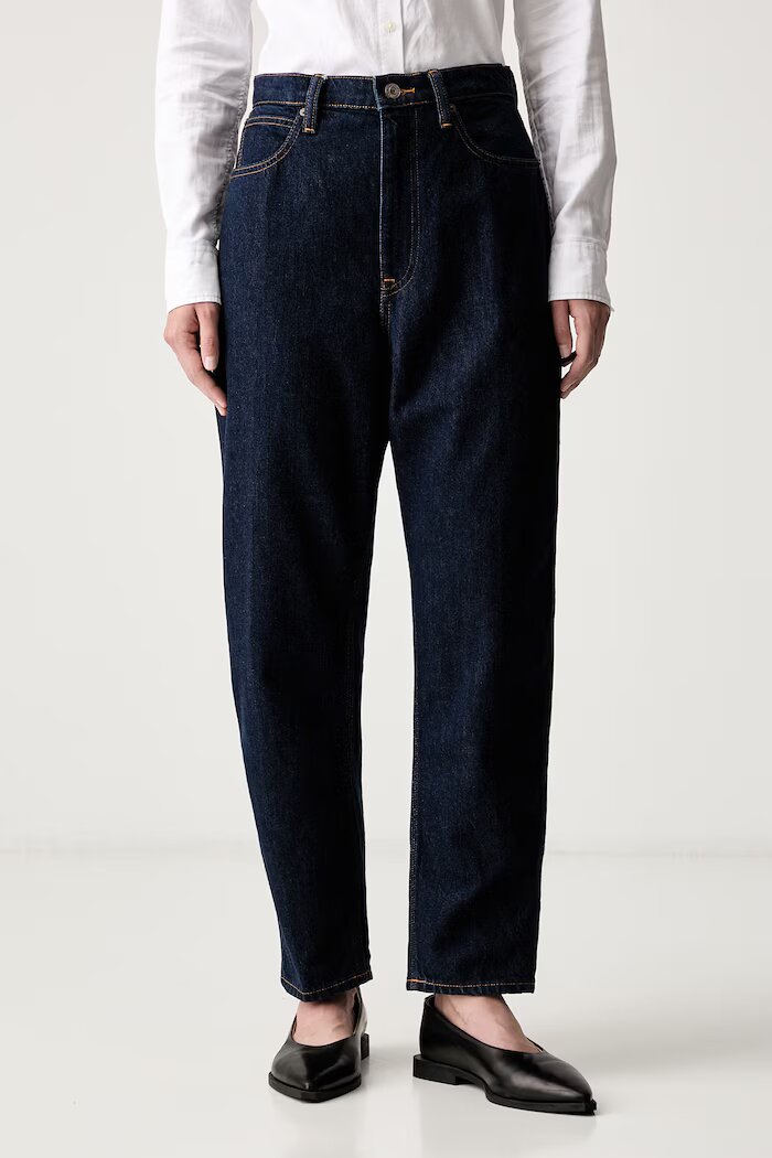 Polo Ralph Lauren дънки tapered дамски тъмносини 211B29852