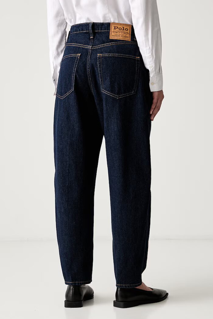 Polo Ralph Lauren дънки tapered дамски тъмносини 211B29852