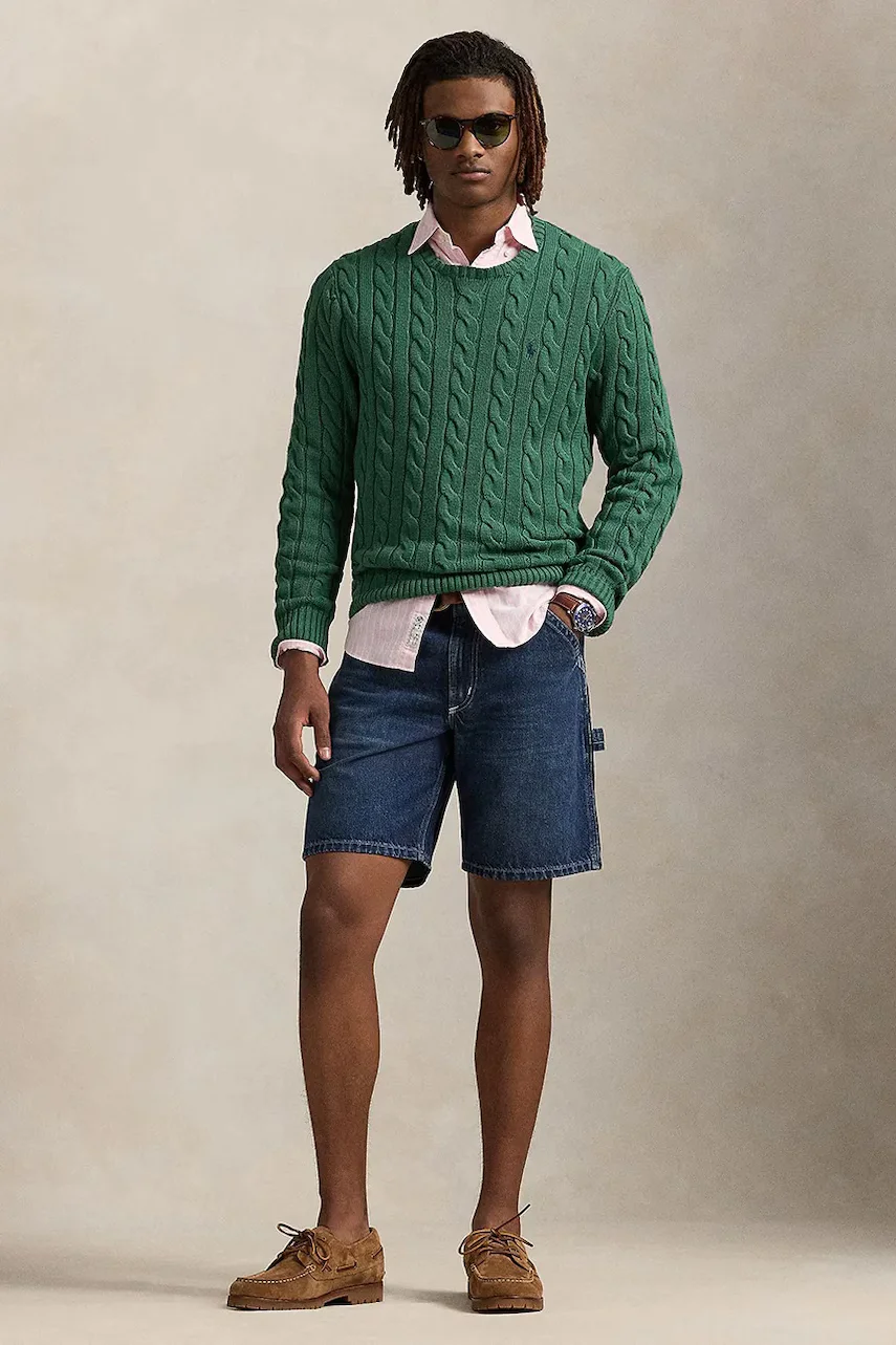 Polo Ralph Lauren Дънков къс панталон от памук