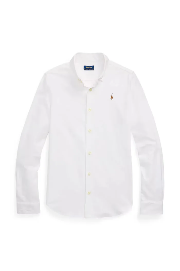 Polo Ralph Lauren Детска памучна риза в бяло 313929954004