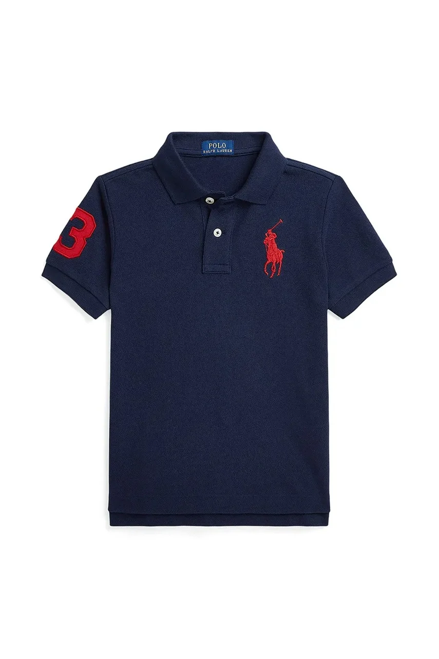 Polo Ralph Lauren Детска памучна тениска с яка