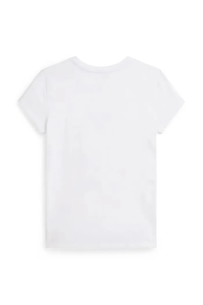Polo Ralph Lauren Детска памучна тениска в бяло 313A98403001