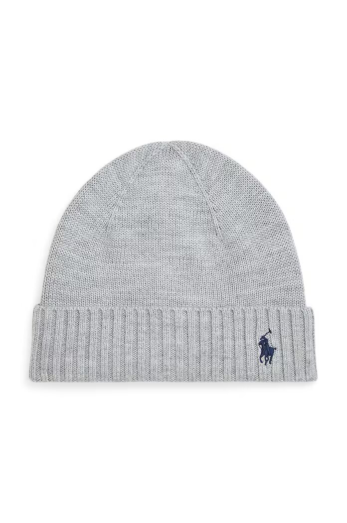 Polo Ralph Lauren Детска вълнена шапка в сиво 323953204002