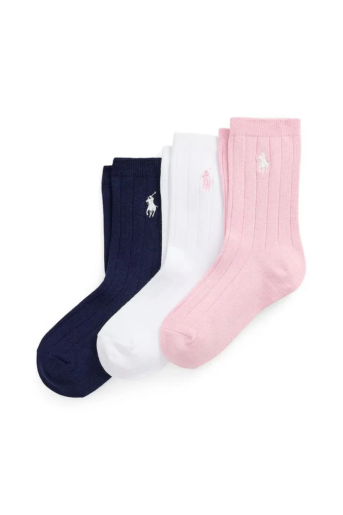 Polo Ralph Lauren Детски чорапи (3 чифта) в бяло 447979308001