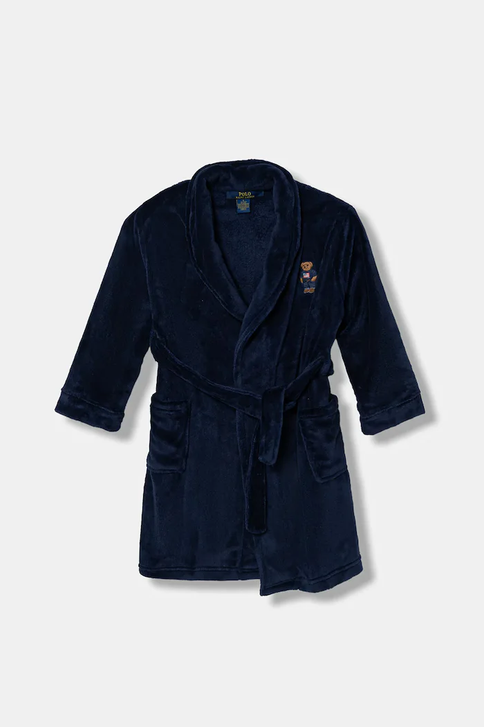 Polo Ralph Lauren Детски халат в тъмносиньо