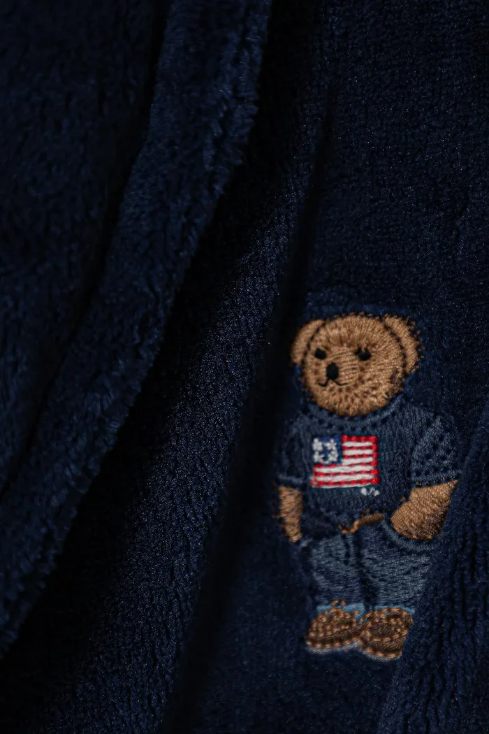 Polo Ralph Lauren Детски халат в тъмносиньо