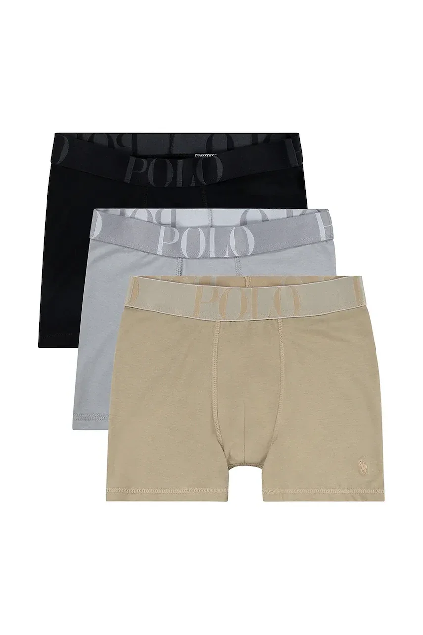 Polo Ralph Lauren Детски памучни боксерки (3 чифта)