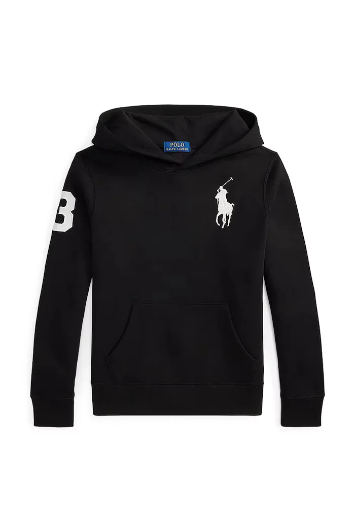 Polo Ralph Lauren Детски суичър в черно с качулка 323979316002