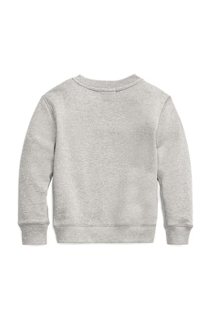 Polo Ralph Lauren Детски суичър в сиво с изчистен дизайн