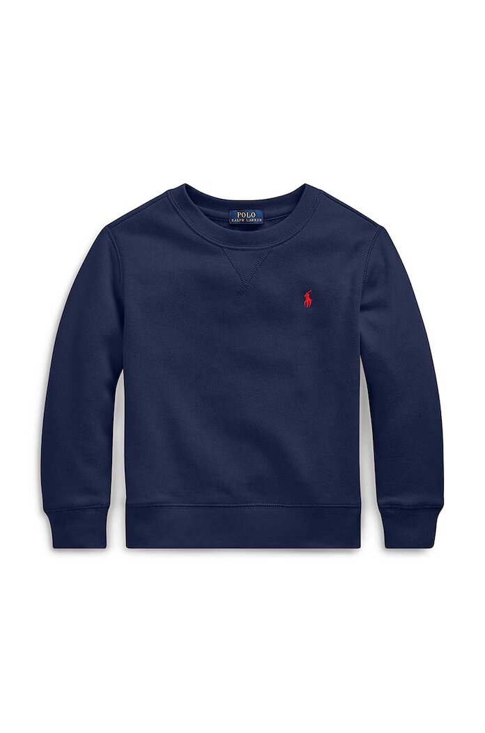 Polo Ralph Lauren Детски суичър в тъмносиньо с изчистен дизайн