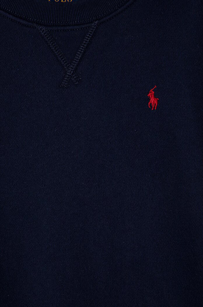 Polo Ralph Lauren Детски суичър в тъмносиньо с изчистен дизайн