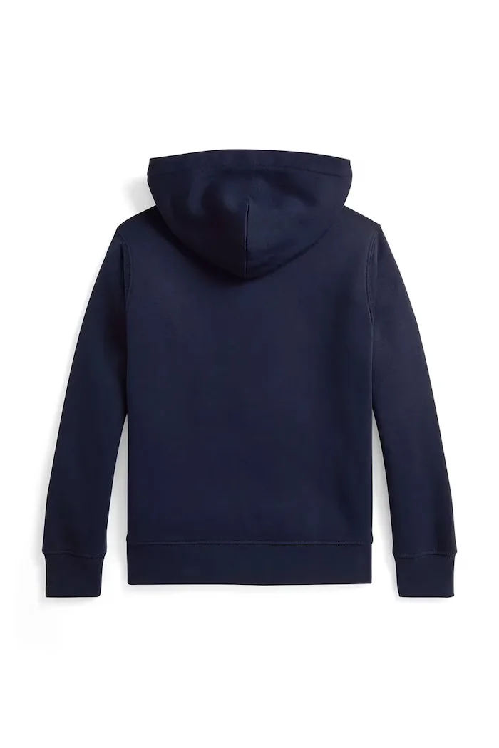 Polo Ralph Lauren Детски суичър в тъмносиньо с качулка с принт 323A10529001