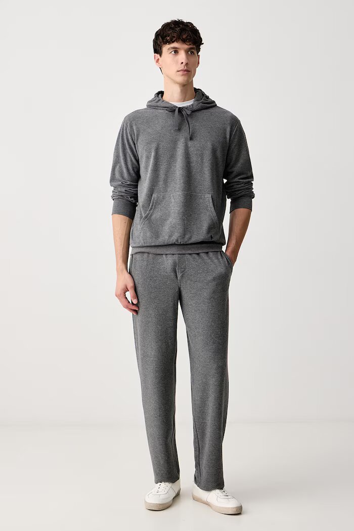 Polo Ralph Lauren домашен панталон мъжки сив със стандартна талия 714B36281
