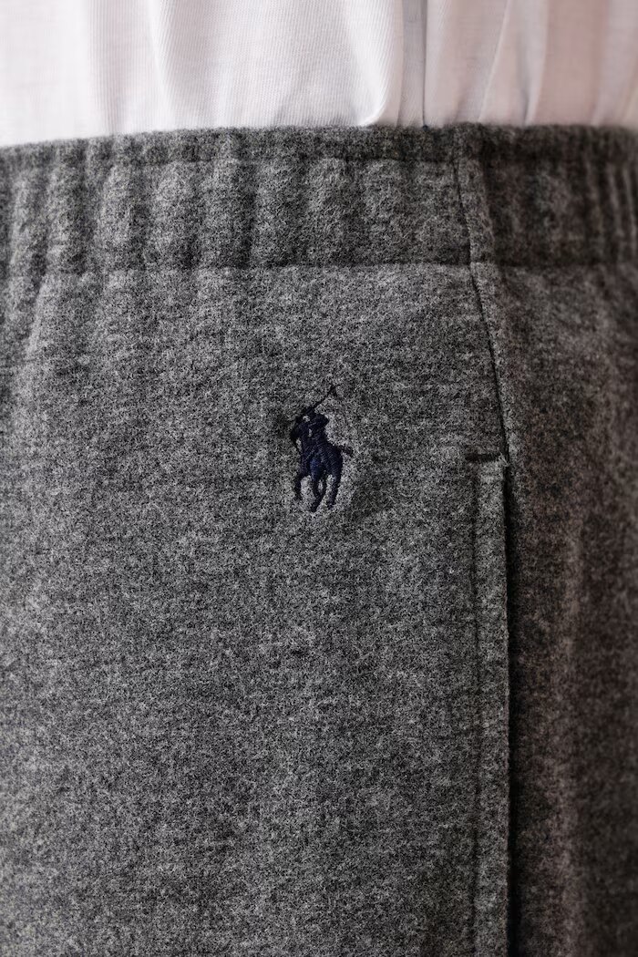Polo Ralph Lauren домашен панталон мъжки сив със стандартна талия 714B36281