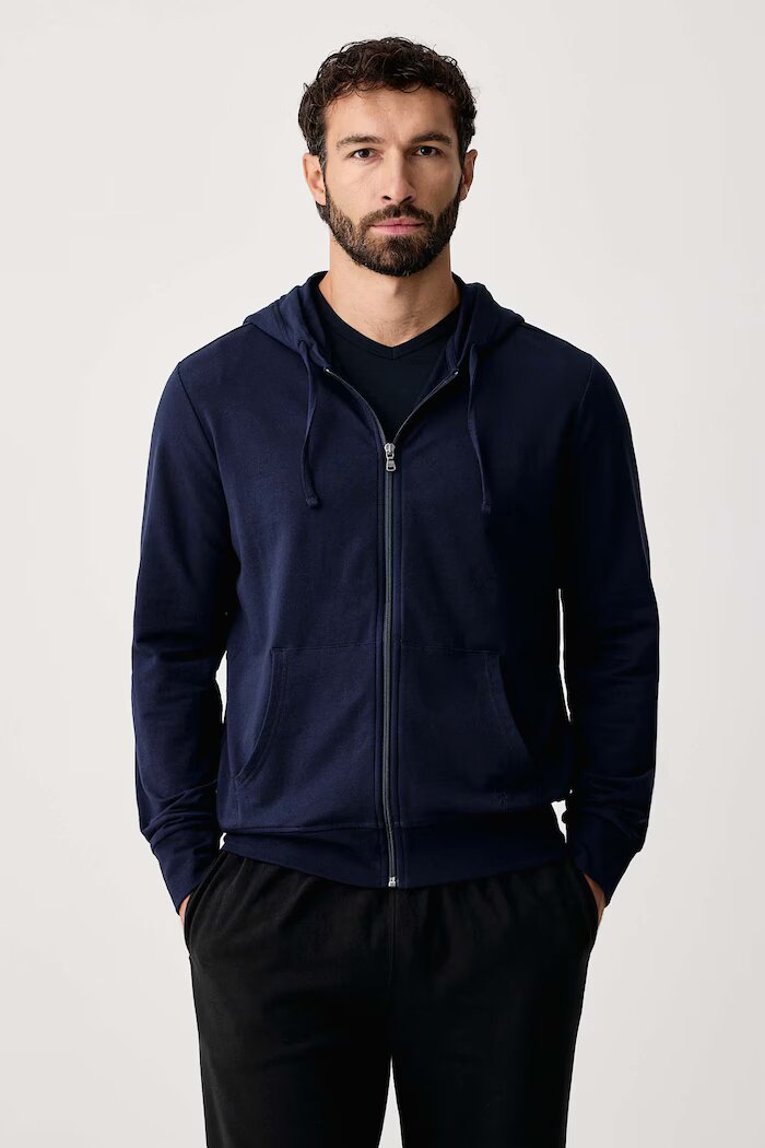 Polo Ralph Lauren домашен суичър мъжки с памук тъмносин 714962527