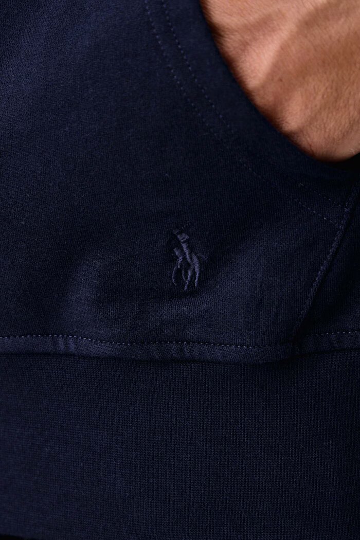 Polo Ralph Lauren домашен суичър мъжки с памук тъмносин 714962527