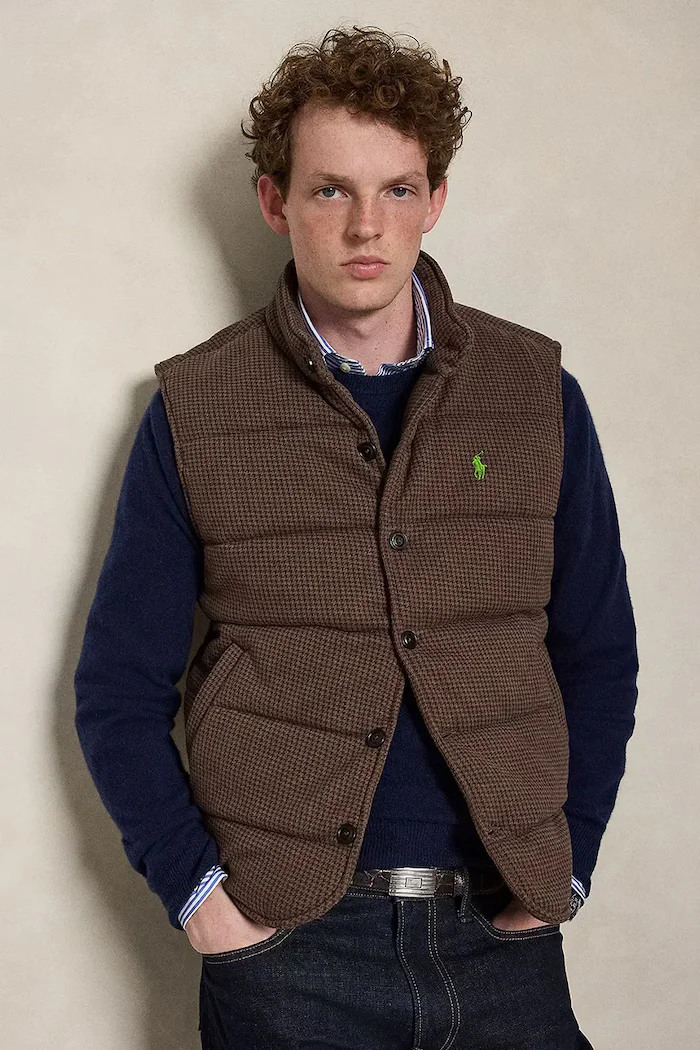 Polo Ralph Lauren елек мъжки кафяв 710B26155