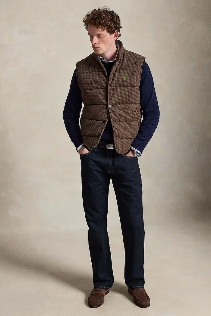 Polo Ralph Lauren елек мъжки кафяв 710B26155