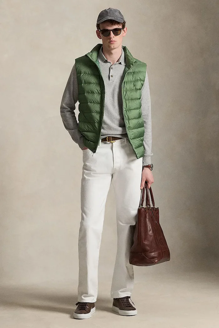 Polo Ralph Lauren елек мъжки зелен 710B20425