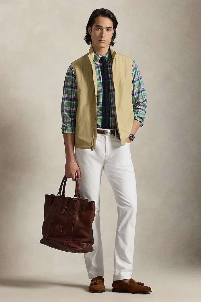 Polo Ralph Lauren Елек в кафяво преходен модел 710961832