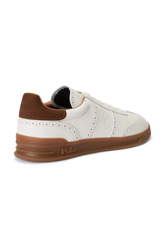 Polo Ralph Lauren Hrt Aera Bro маратонки дамски от кожа бели 809P15727001