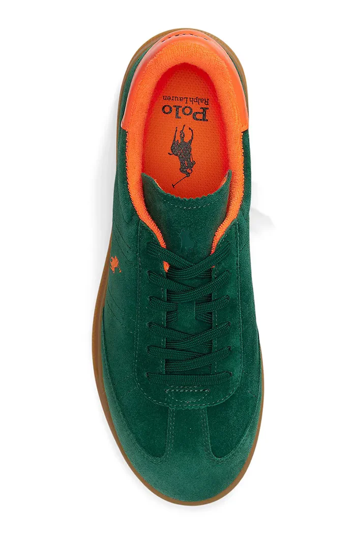 Polo Ralph Lauren Hrt Aera Pp маратонки от кожа зелени 809P06951003