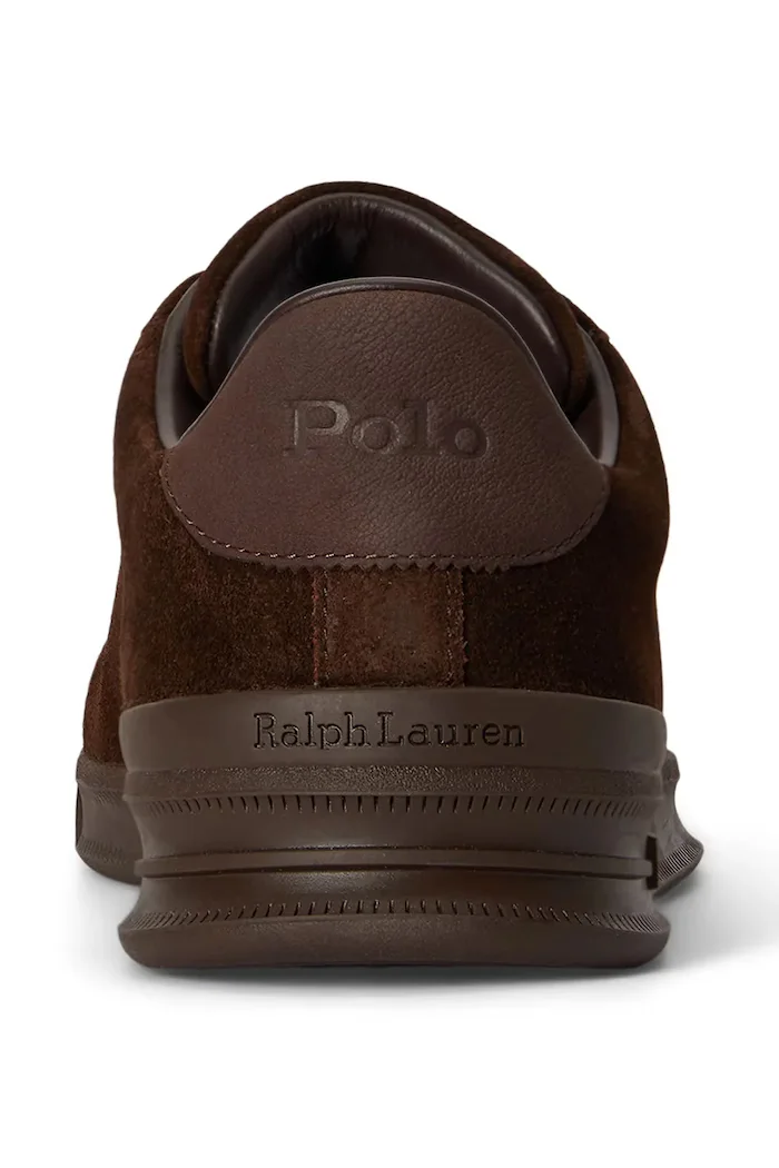 Polo Ralph Lauren Hrt Crt III маратонки от велур кафяви 809P15744002