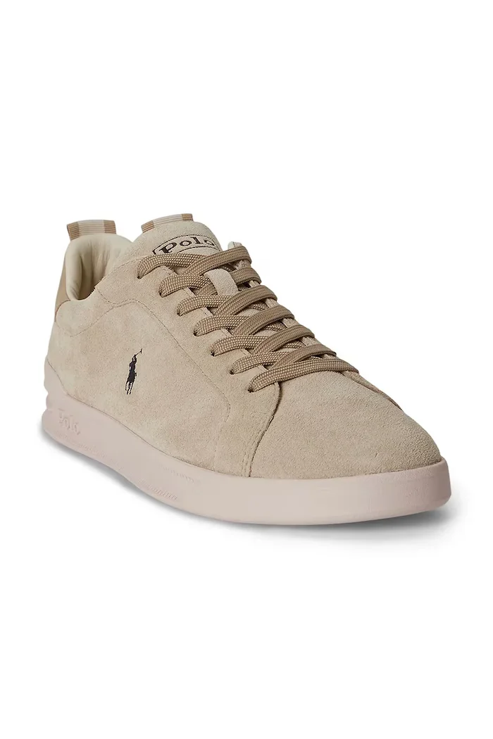 Polo Ralph Lauren Hrt Crt Rib маратонки от велур бежови 809P13080003