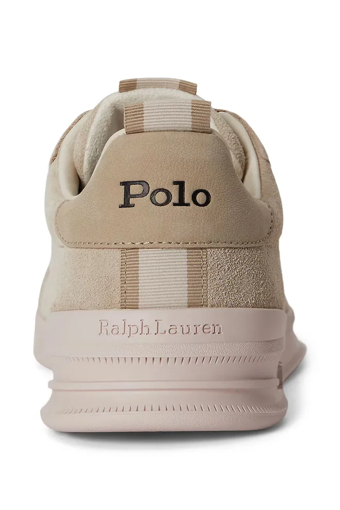 Polo Ralph Lauren Hrt Crt Rib маратонки от велур бежови 809P13080003