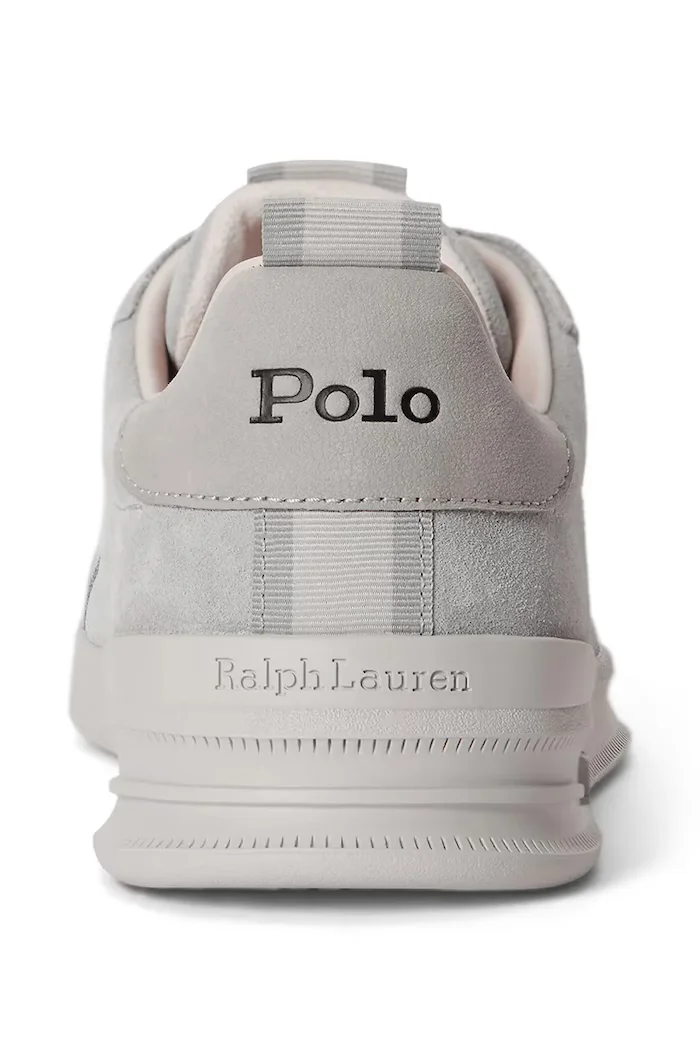 Polo Ralph Lauren Hrt Crt Rib маратонки от велур сиви 809P13080002