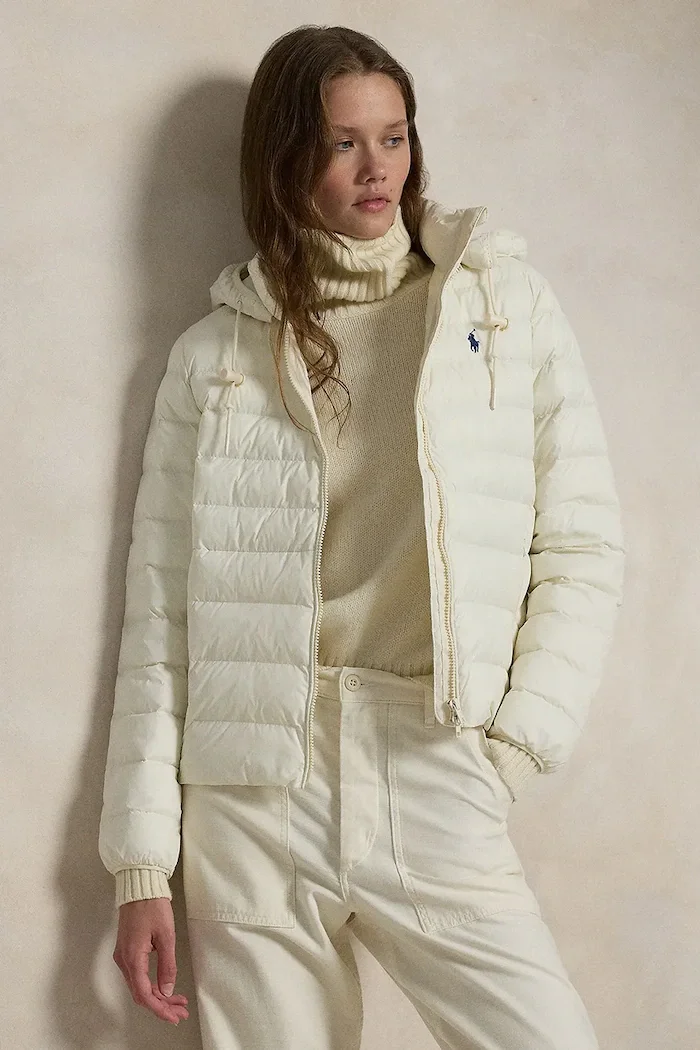 Polo Ralph Lauren капитонирано яке дамско бежово 211958932