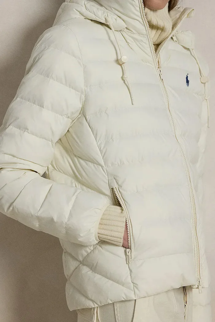 Polo Ralph Lauren капитонирано яке дамско бежово 211958932