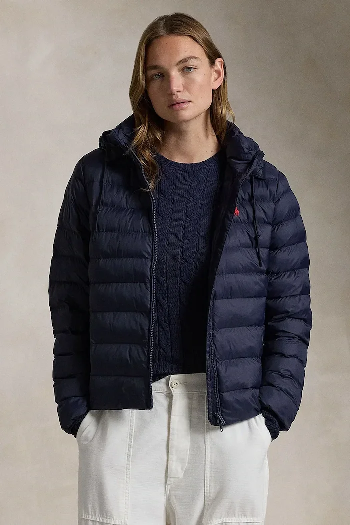 Polo Ralph Lauren капитонирано яке дамско тъмносиньо 211958932
