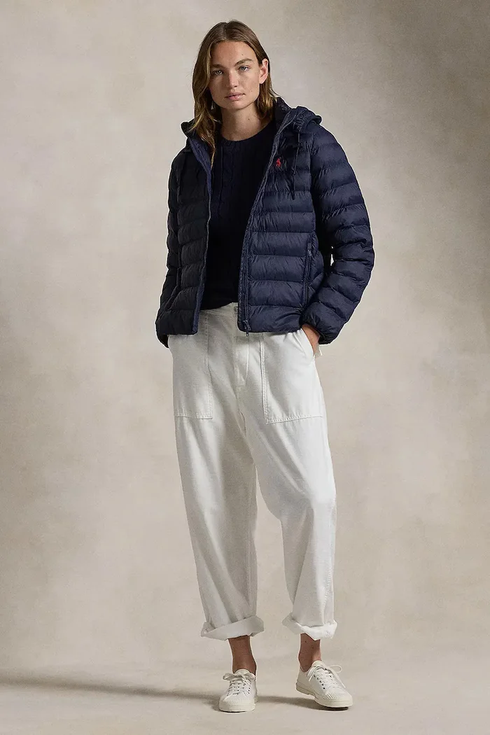 Polo Ralph Lauren капитонирано яке дамско тъмносиньо 211958932