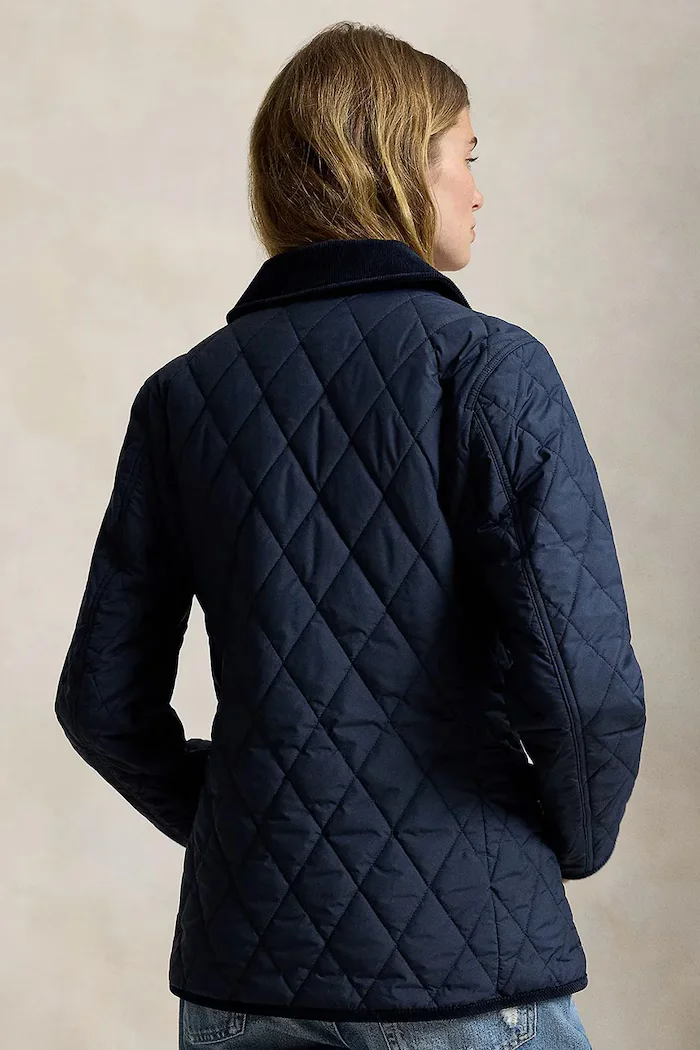 Polo Ralph Lauren капитонирано яке дамско тъмносиньо 211B17293