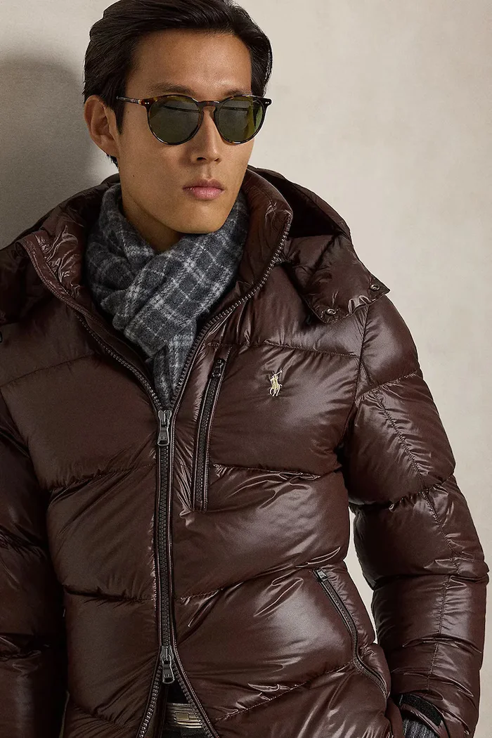 Polo Ralph Lauren капитонирано яке мъжко кафяво 710968281