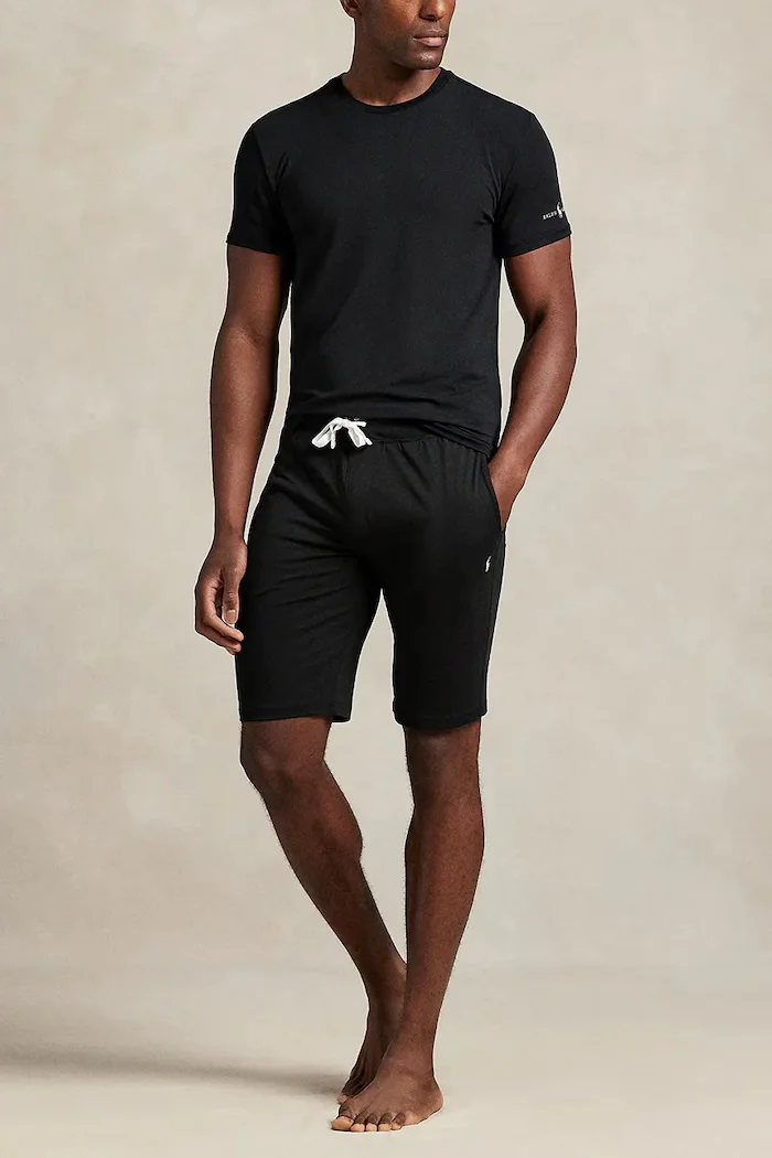 Polo Ralph Lauren Къс панталон мъжки в черно 714844761002