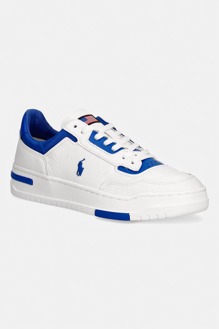 Polo Ralph Lauren Kenmare маратонки мъжки от кожа бели 809P07528002