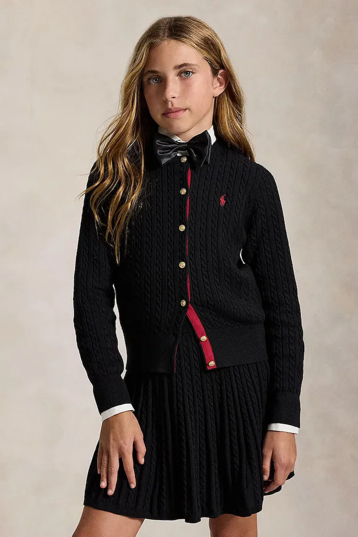 Polo Ralph Lauren комплект за деца от памук черен 313B28257001