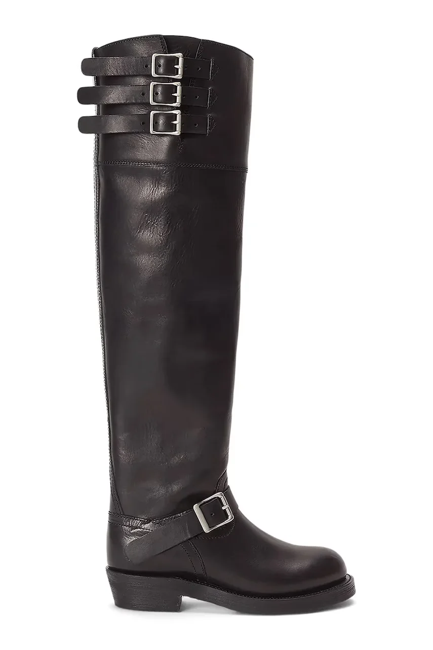 Polo Ralph Lauren Кожени ботуши Biker Boot