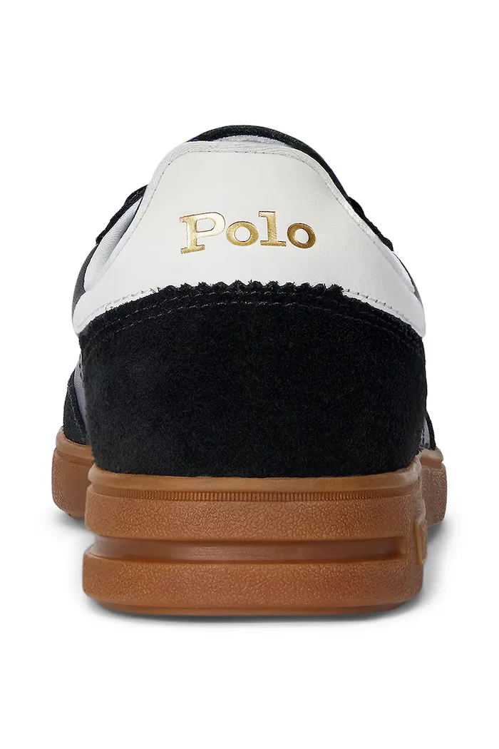 Polo Ralph Lauren Кожени маратонки Bedford Pp в черно 809961181002