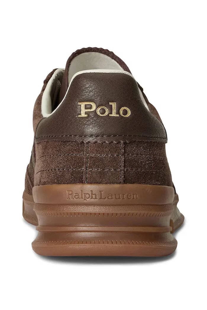 Polo Ralph Lauren Кожени маратонки Hrt Aera Pp в кафяво 809973707001
