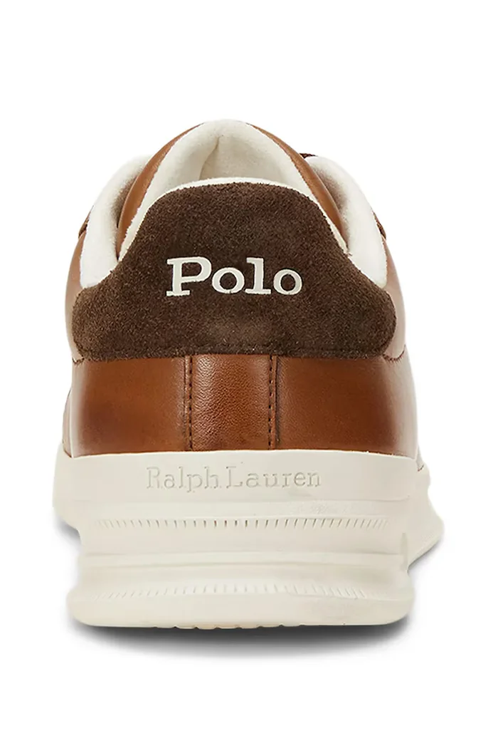 Polo Ralph Lauren Кожени маратонки Hrt Crt Ii в кафяво 809965073001