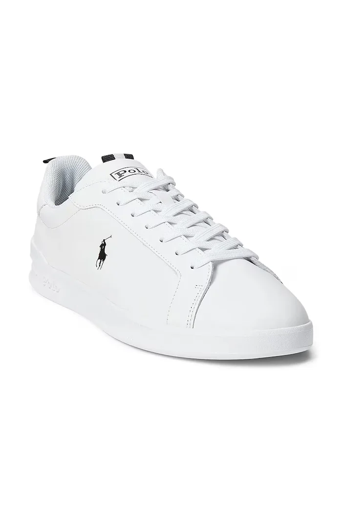 Polo Ralph Lauren Кожени маратонки Hrt Ct II в бяло 809860883006