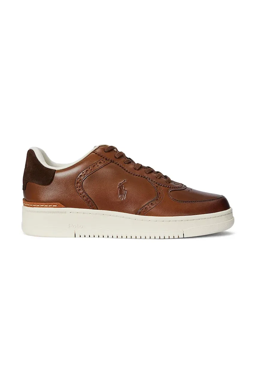 Polo Ralph Lauren Кожени маратонки Mastr Ct Bro