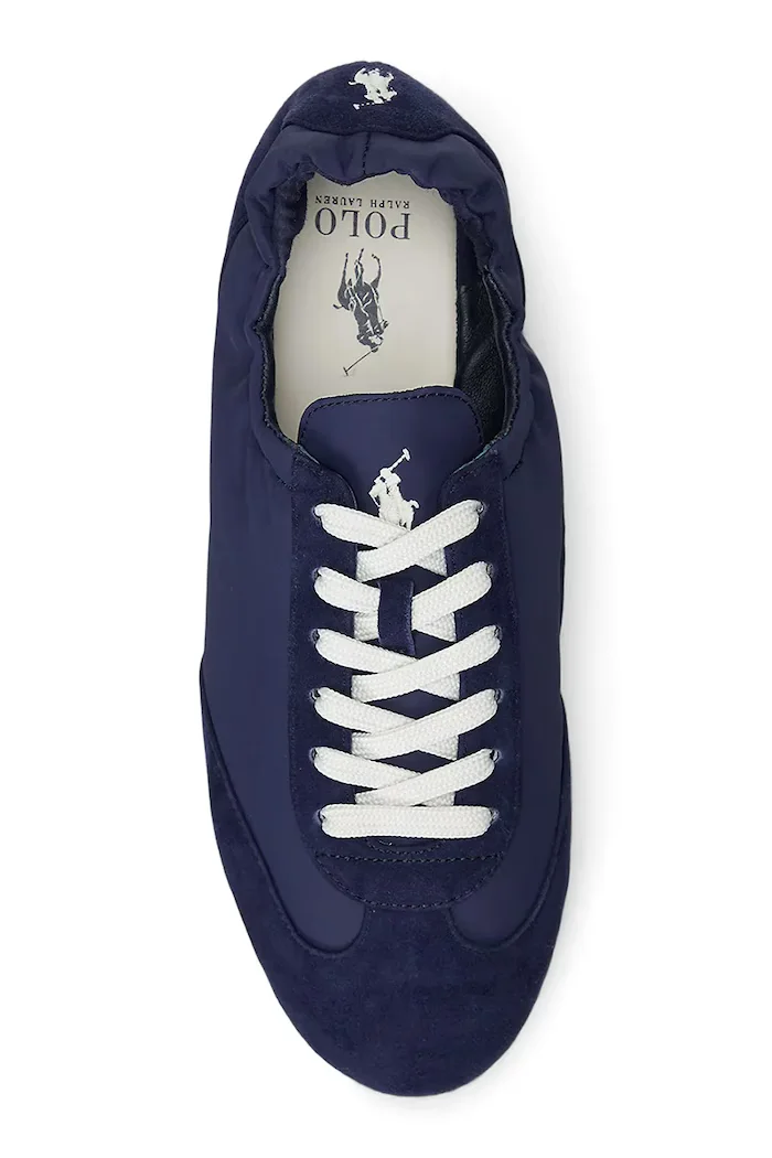 Polo Ralph Lauren Кожени маратонки Swn Ballerina в тъмносиньо 804907202003