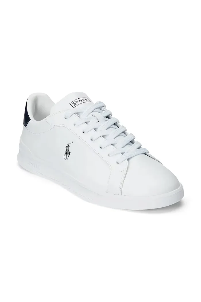 Polo Ralph Lauren Кожени обувки Hrt Ct II в бяло 809829824003