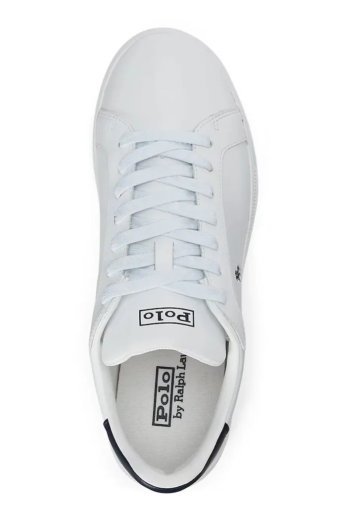 Polo Ralph Lauren Кожени обувки Hrt Ct II в бяло 809829824003