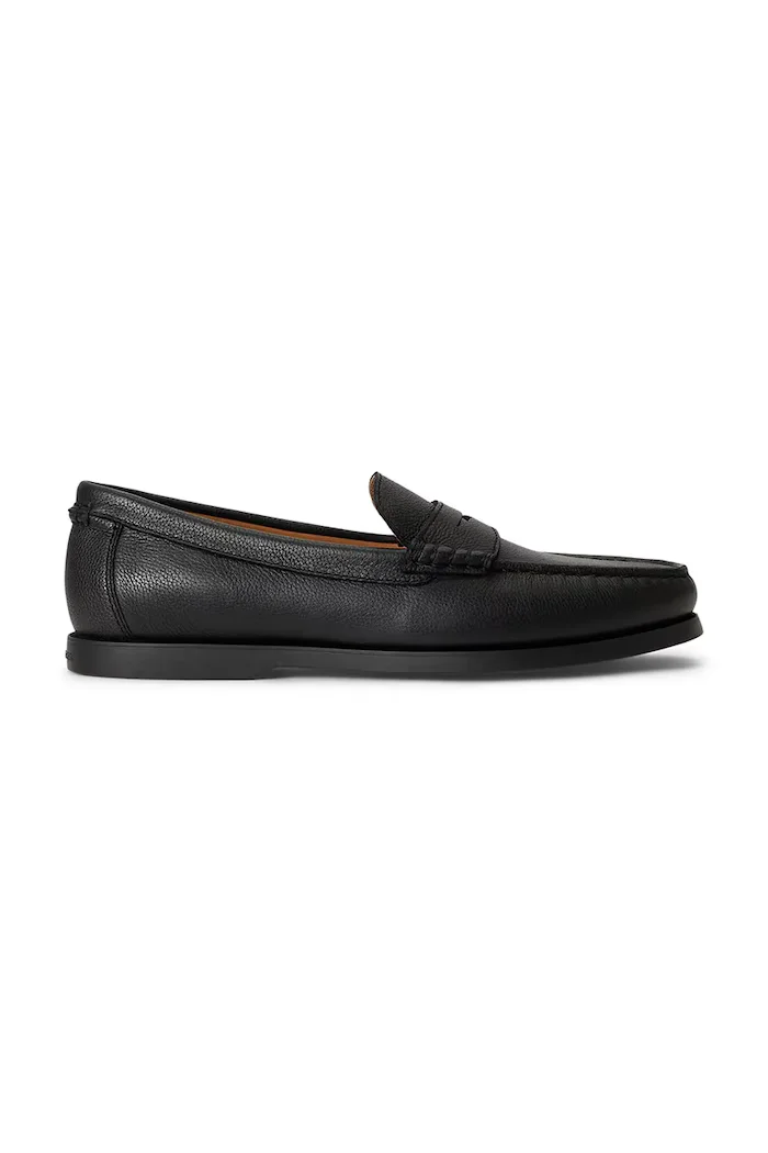 Polo Ralph Lauren лоуфъри мъжки от кожа Merton Penny черни 803P15850001