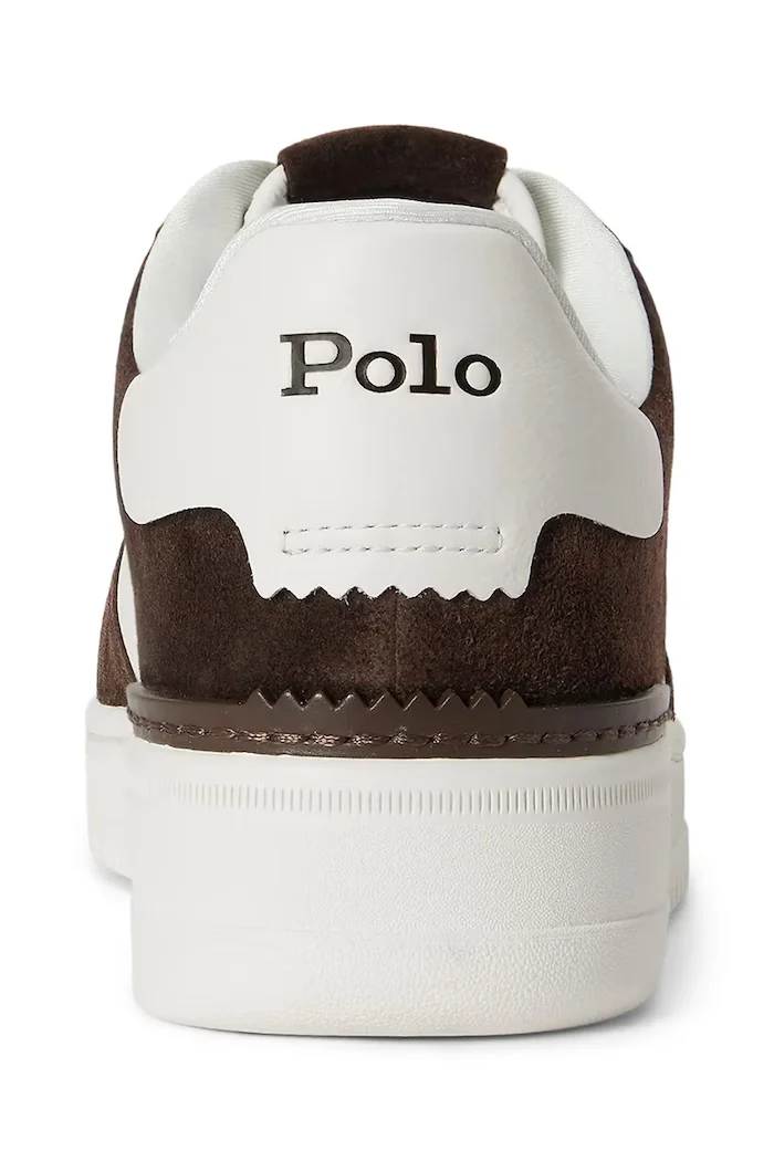 Polo Ralph Lauren Masters Crt маратонки мъжки от кожа бели 809P15491002